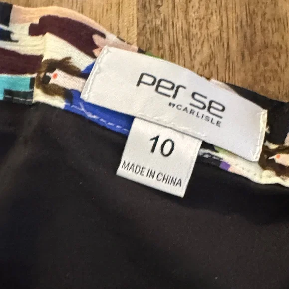 Per Se by Carlisle Patterned Women's Skirt of faces NWOT size 10 - Picture 4 of 4
